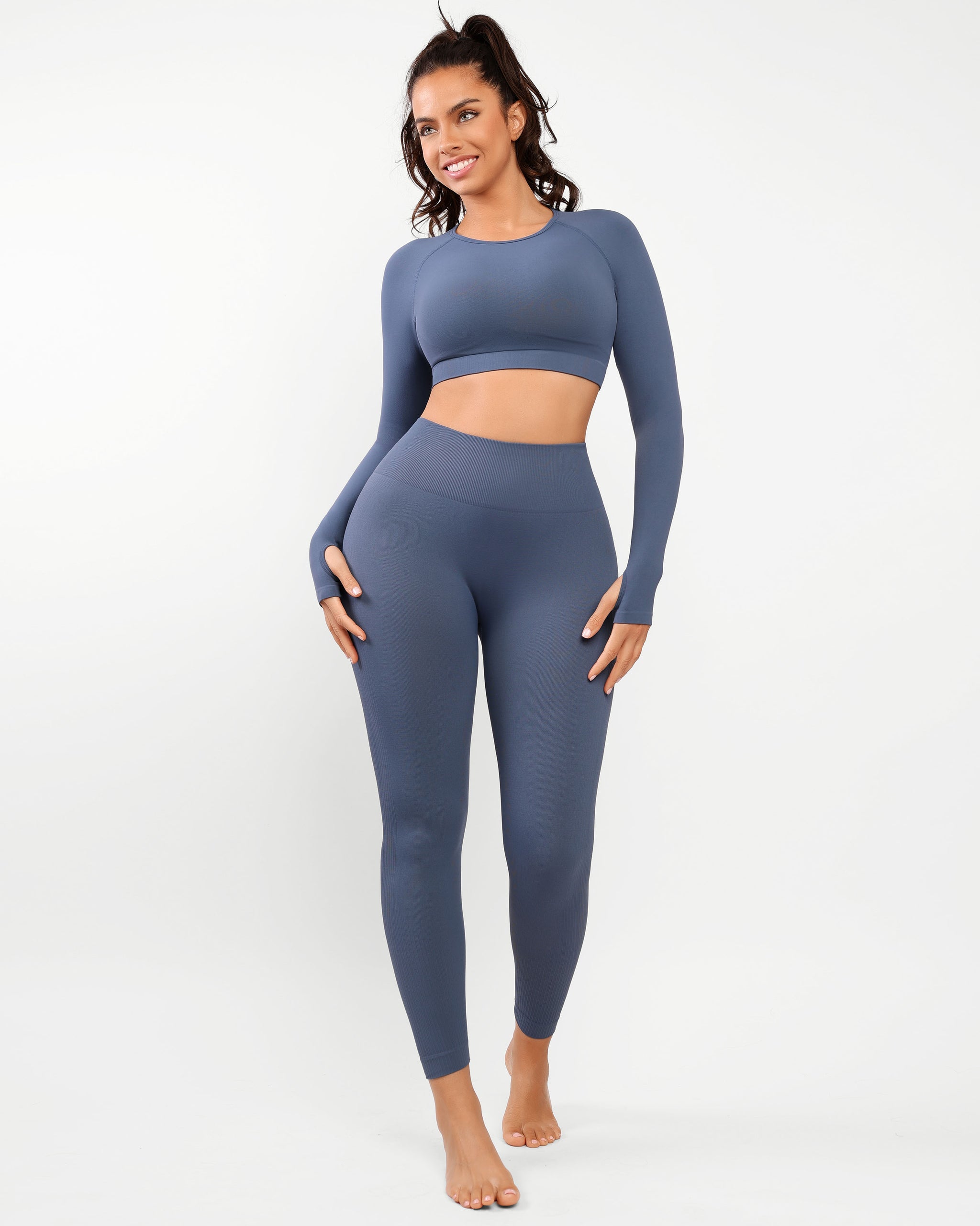 Thriftwithkellyann - Climawear athletic leggings. Size XL but work best for  a 6/8 IMO. Super stretchy, high waisted, nice thick material so no underwear  lines. Well made. These retail for $58. In