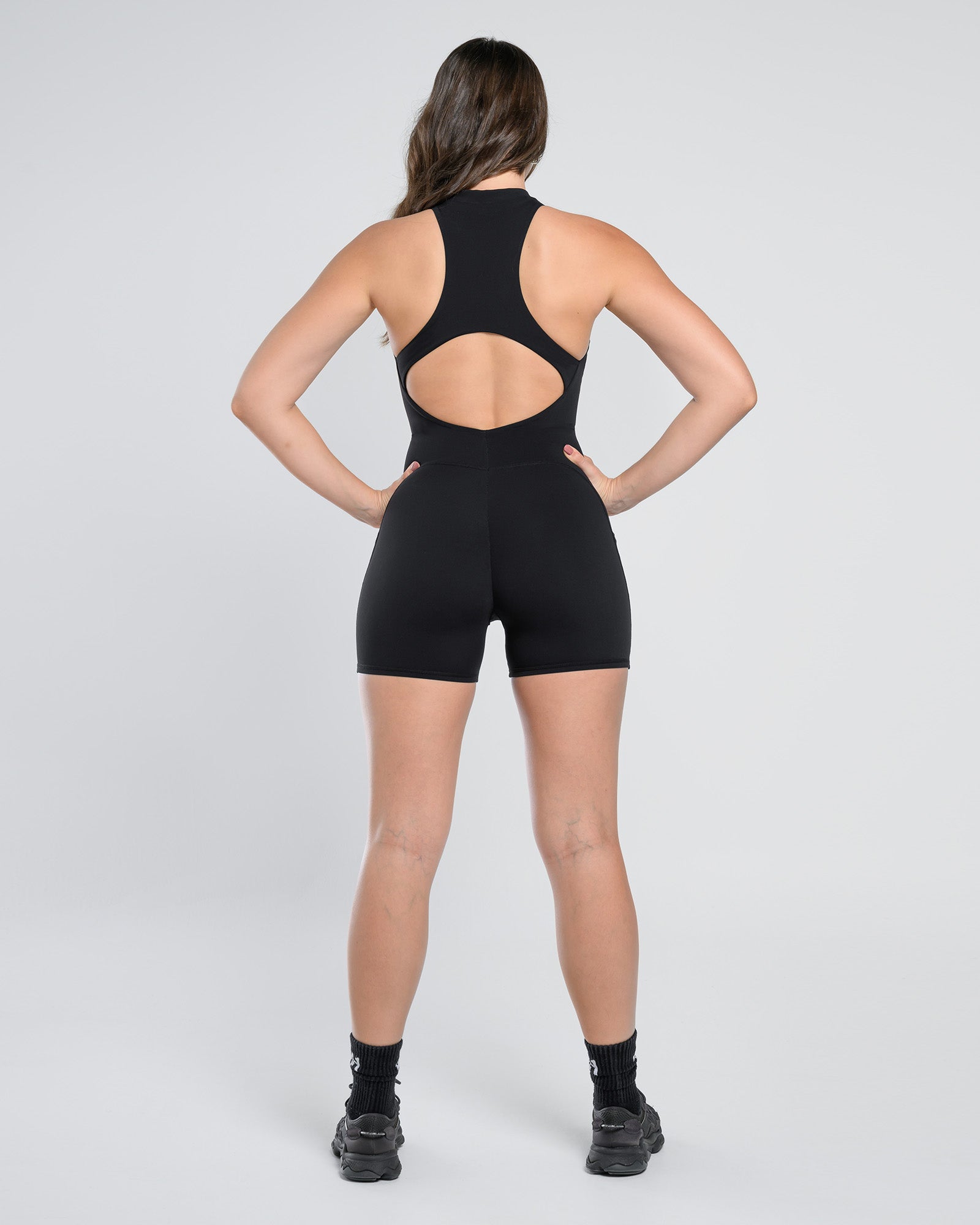 Backcut Bliss Zip-Up Romper - Cosmolle