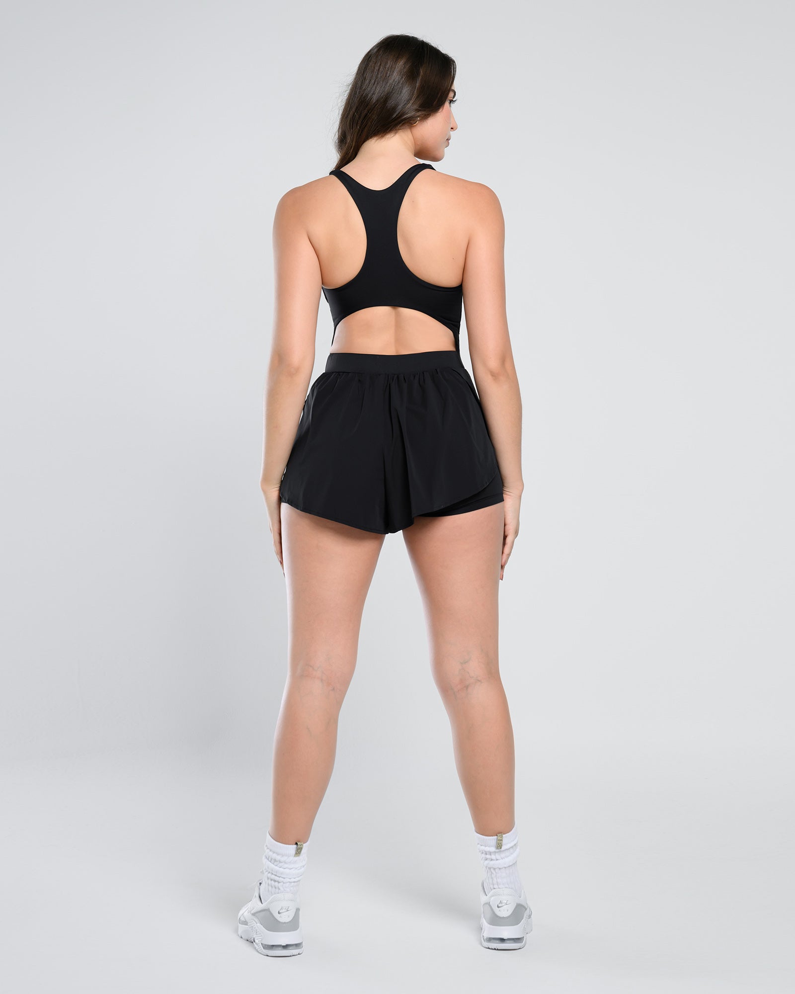 BlissMotion Airy Backless 2-in-1 Athleisure Romper - Cosmolle