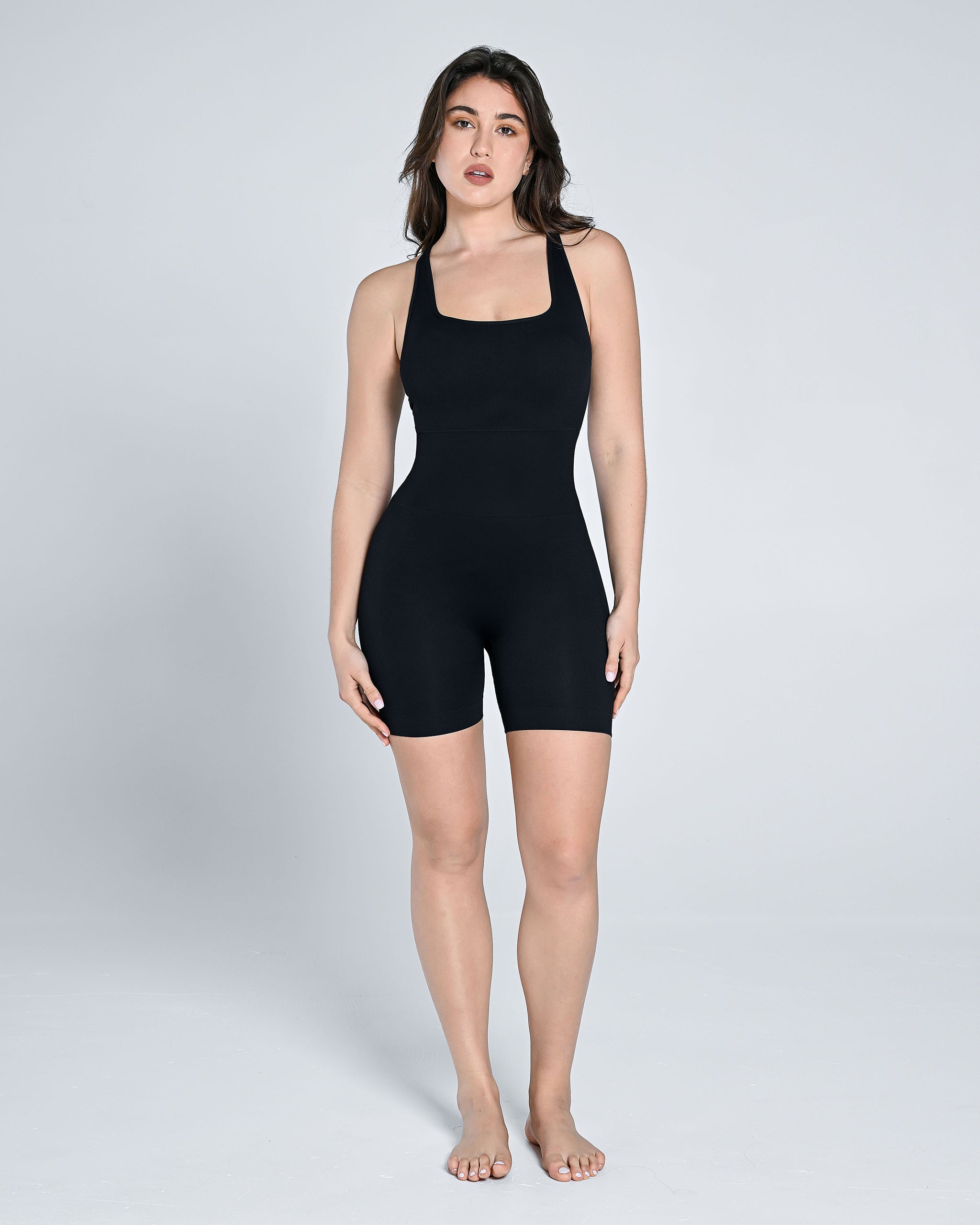 Women's Plus Size One Piece Jumpsuit for Workout Yoga Dance Strappy Athletic  Bodysuit Open Back Rompers 3XL(18) 