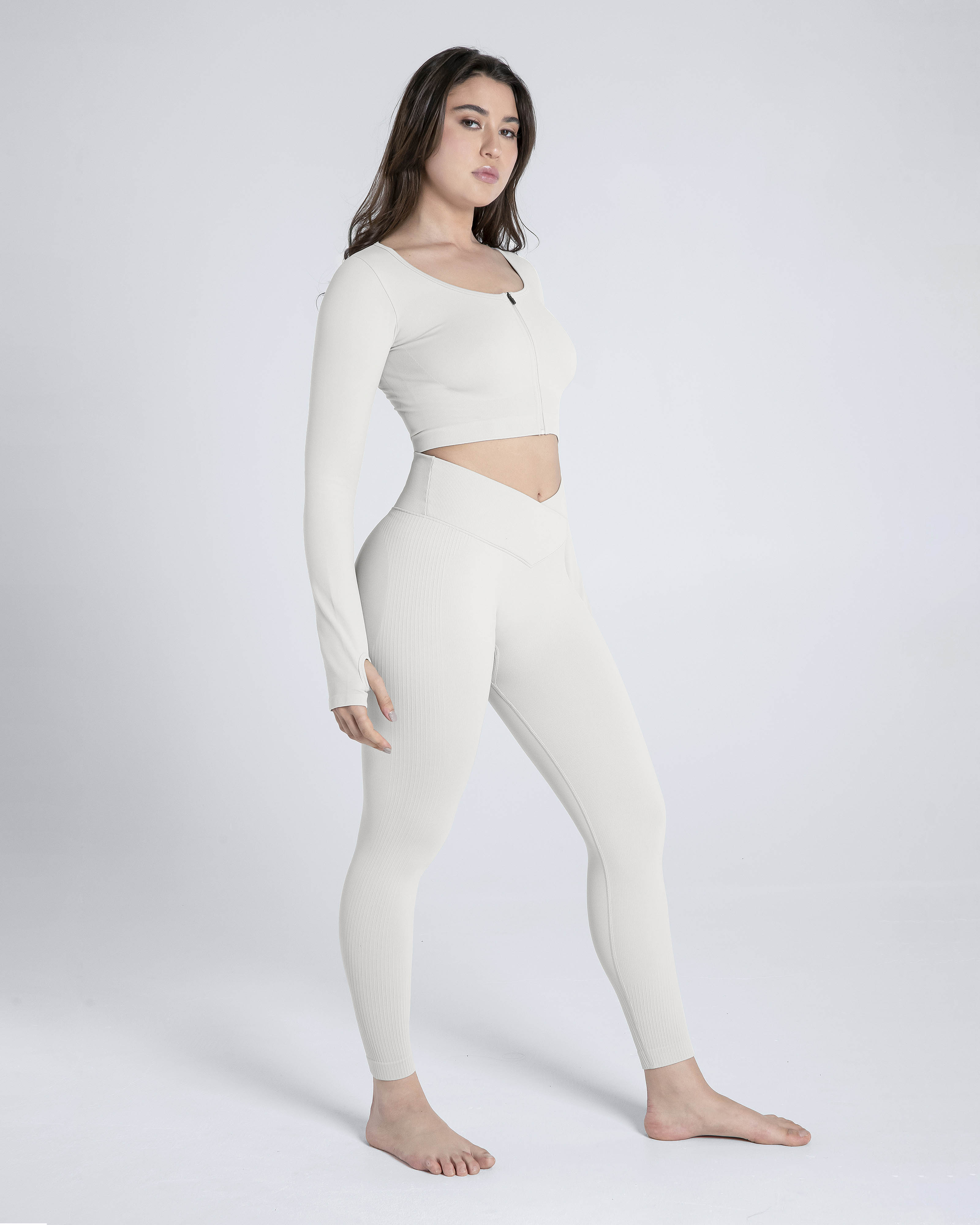 Premium Seamless Crossover Leggings - Cosmolle