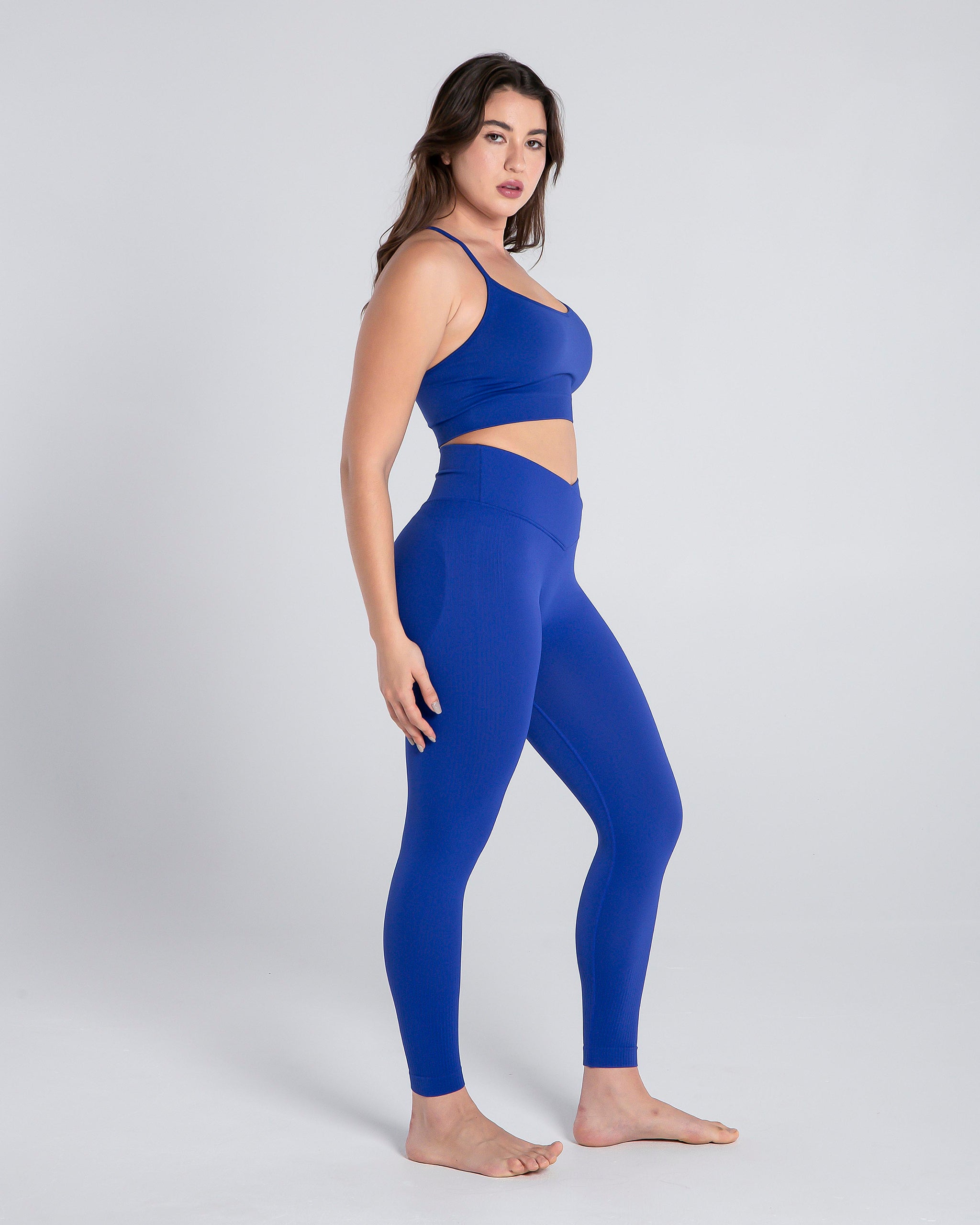 Soft Focus Seamless Leggings by Intimately at Free People in Blue Steel,  Size: XS/S, £44.00