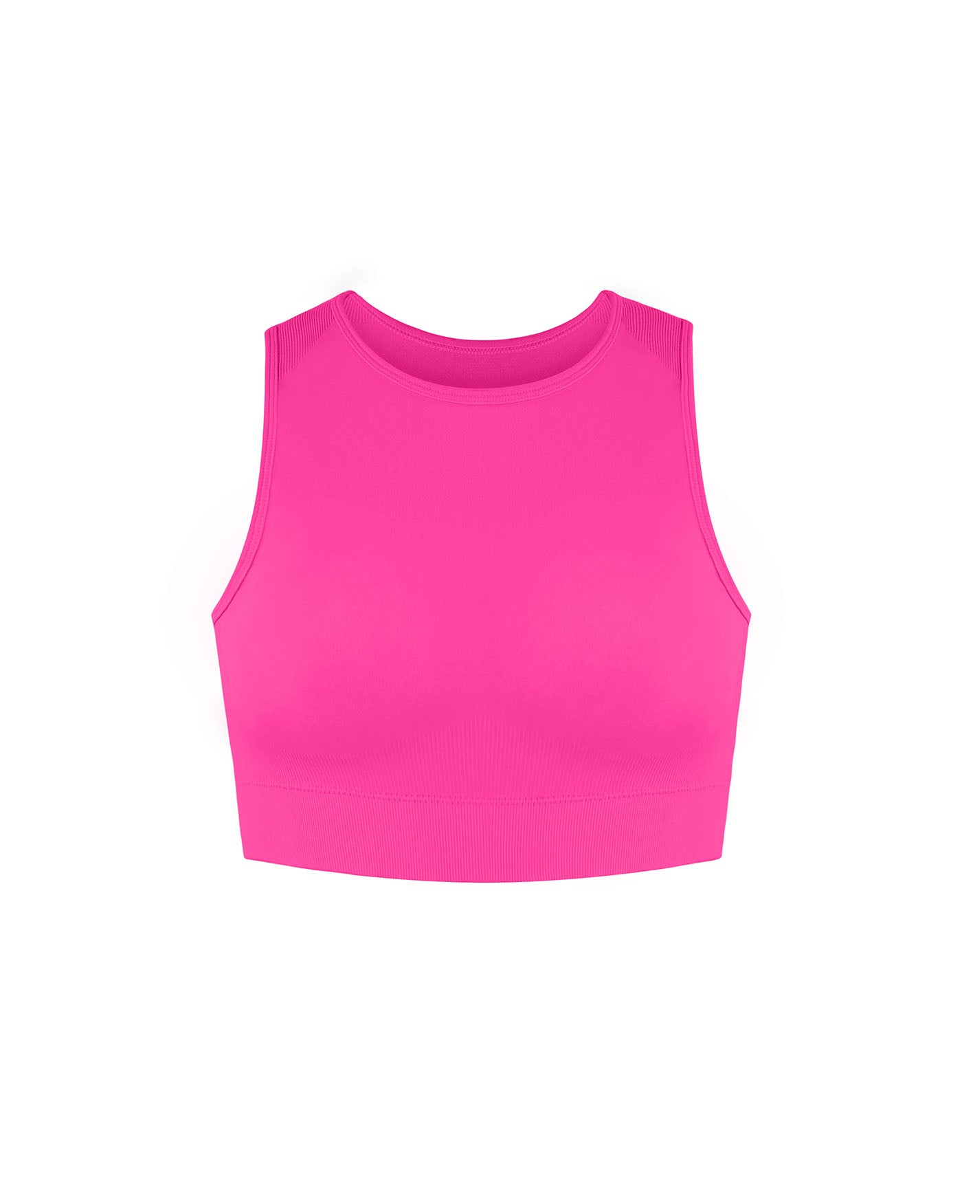 Premium Seamless High Neck Tank Top