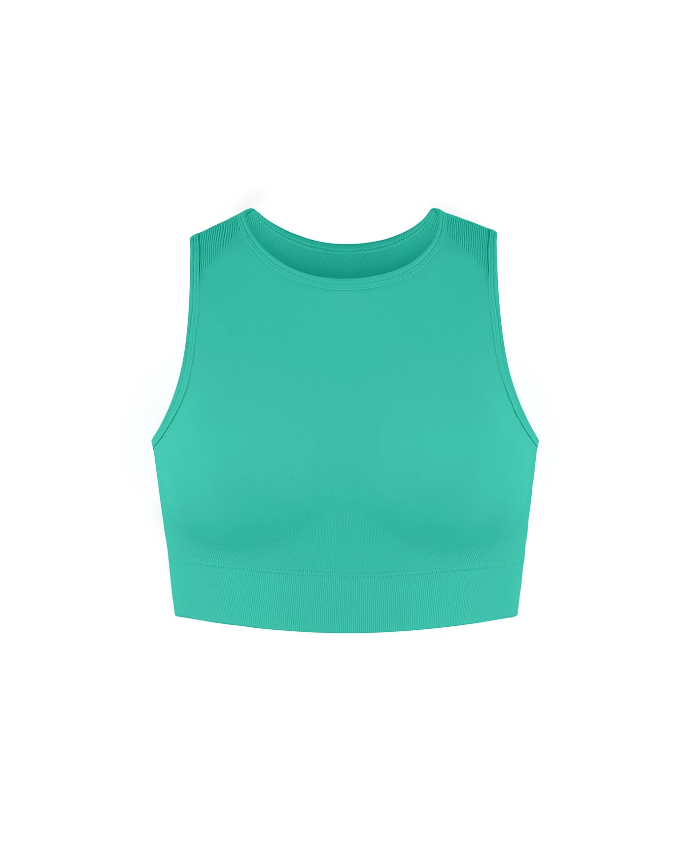 Premium Seamless High Neck Tank Top