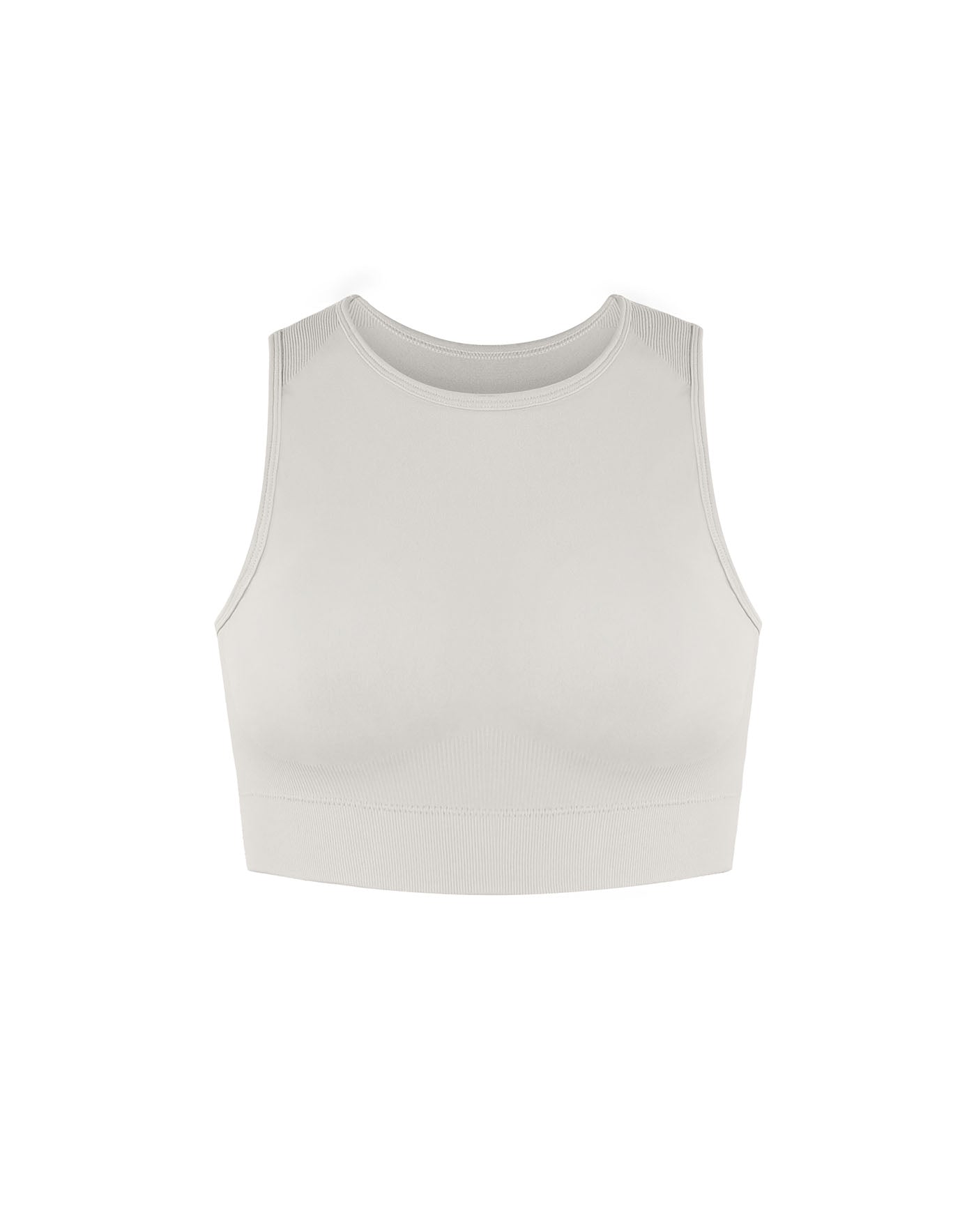 Premium Seamless High Neck Tank Top