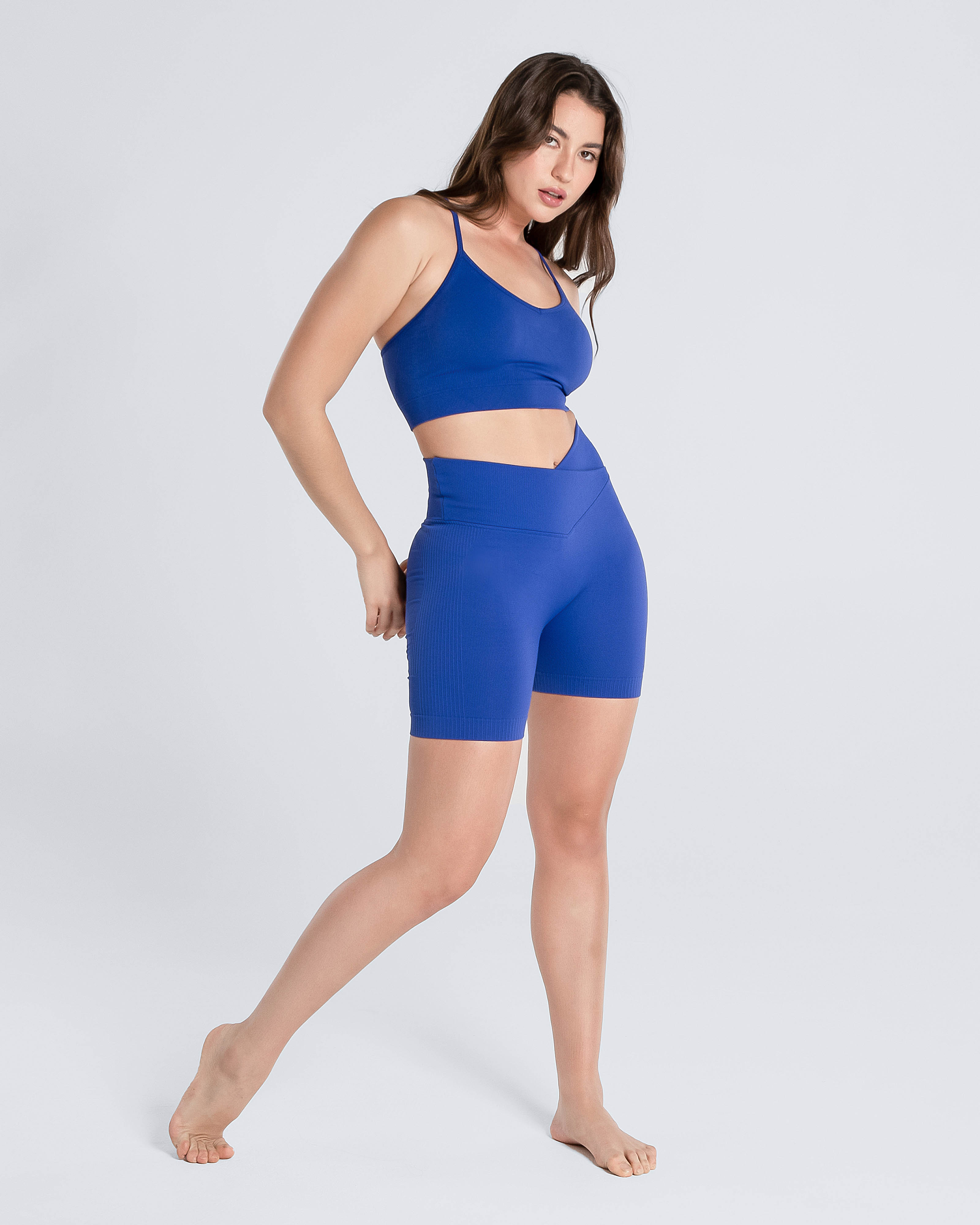 Premium Seamless Ribbed Short Set - Cosmolle