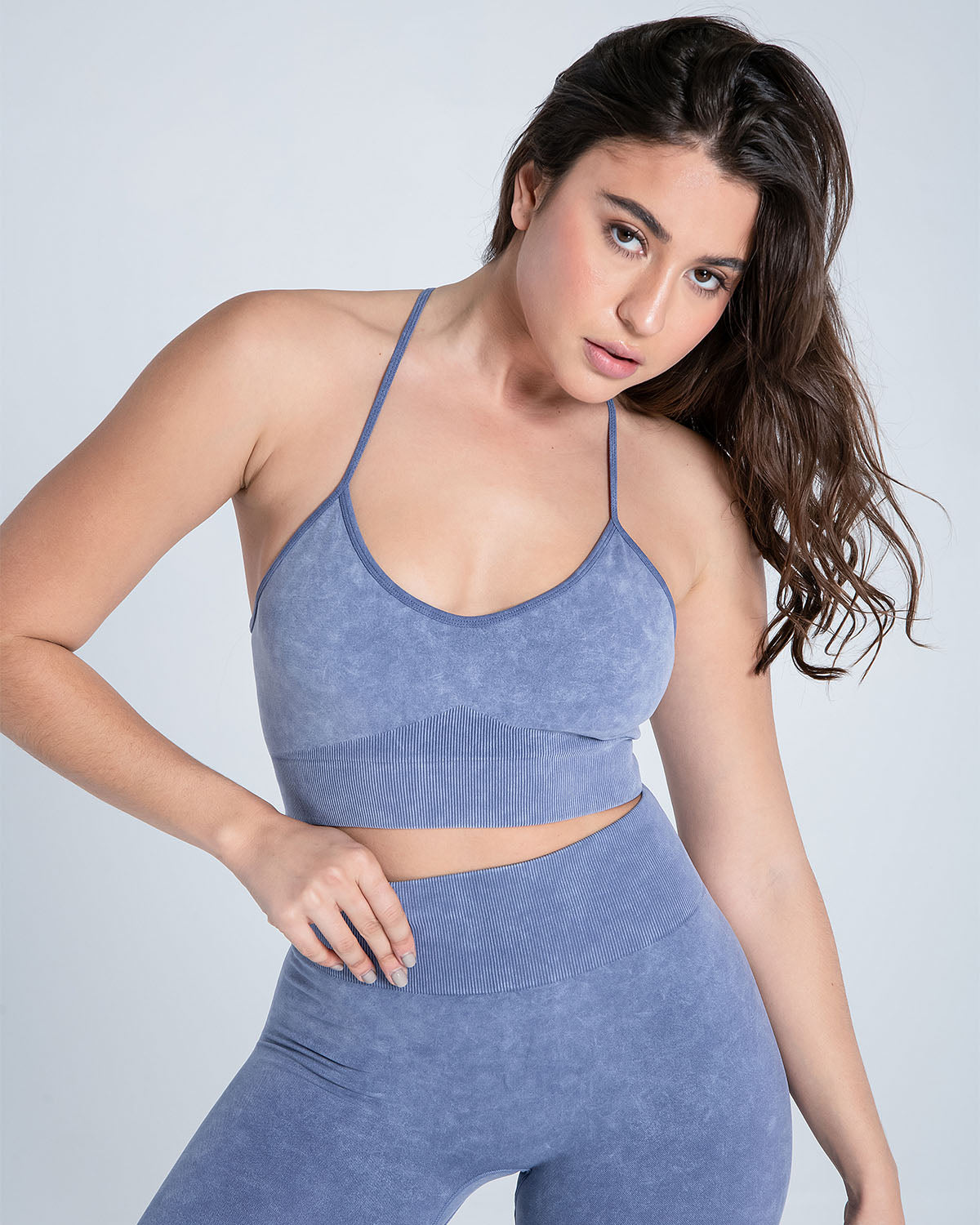 Premium Seamless V Neck Sports Bra - Cosmolle