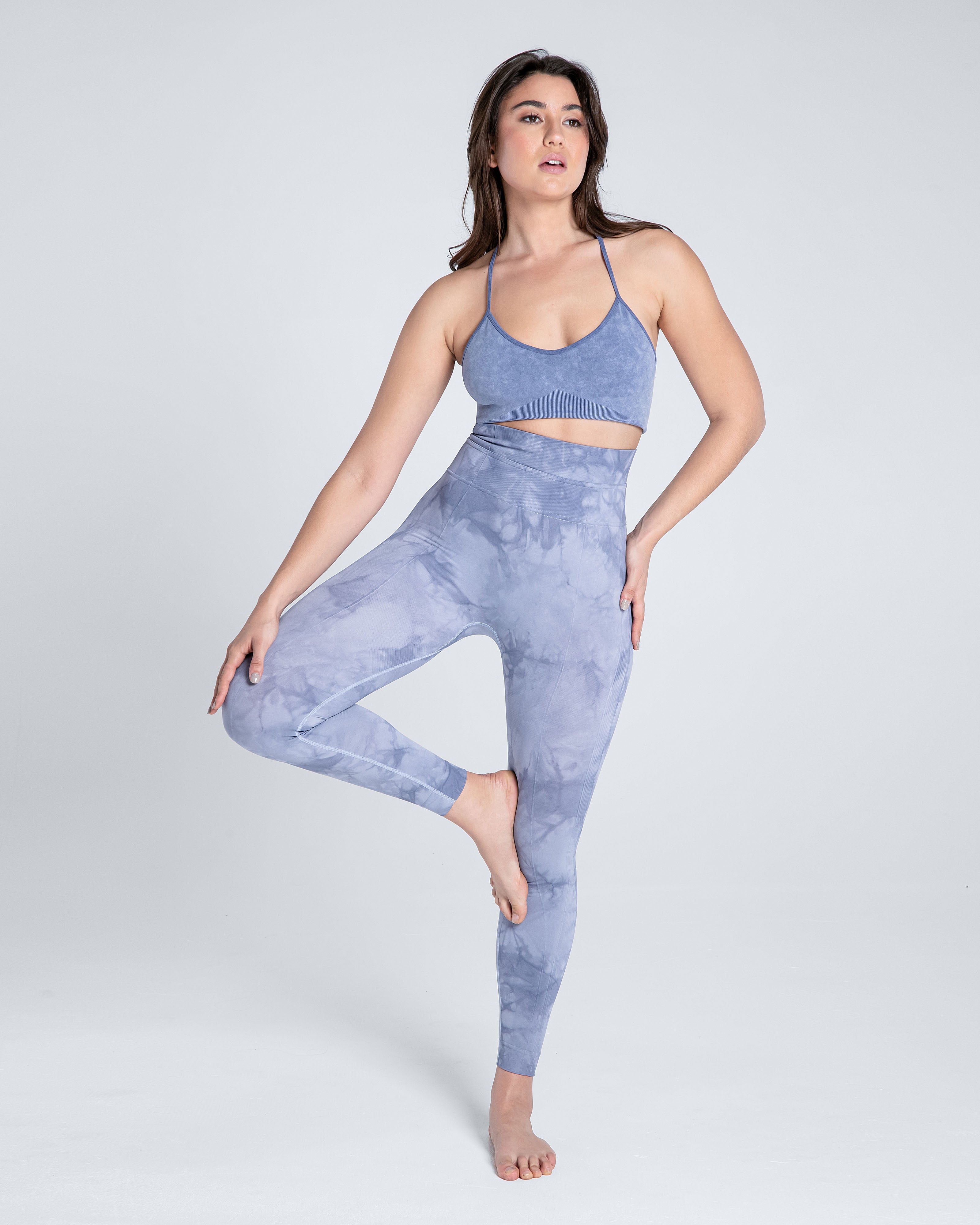 Seamless Tie Dye High Waist Leggings - Cosmolle