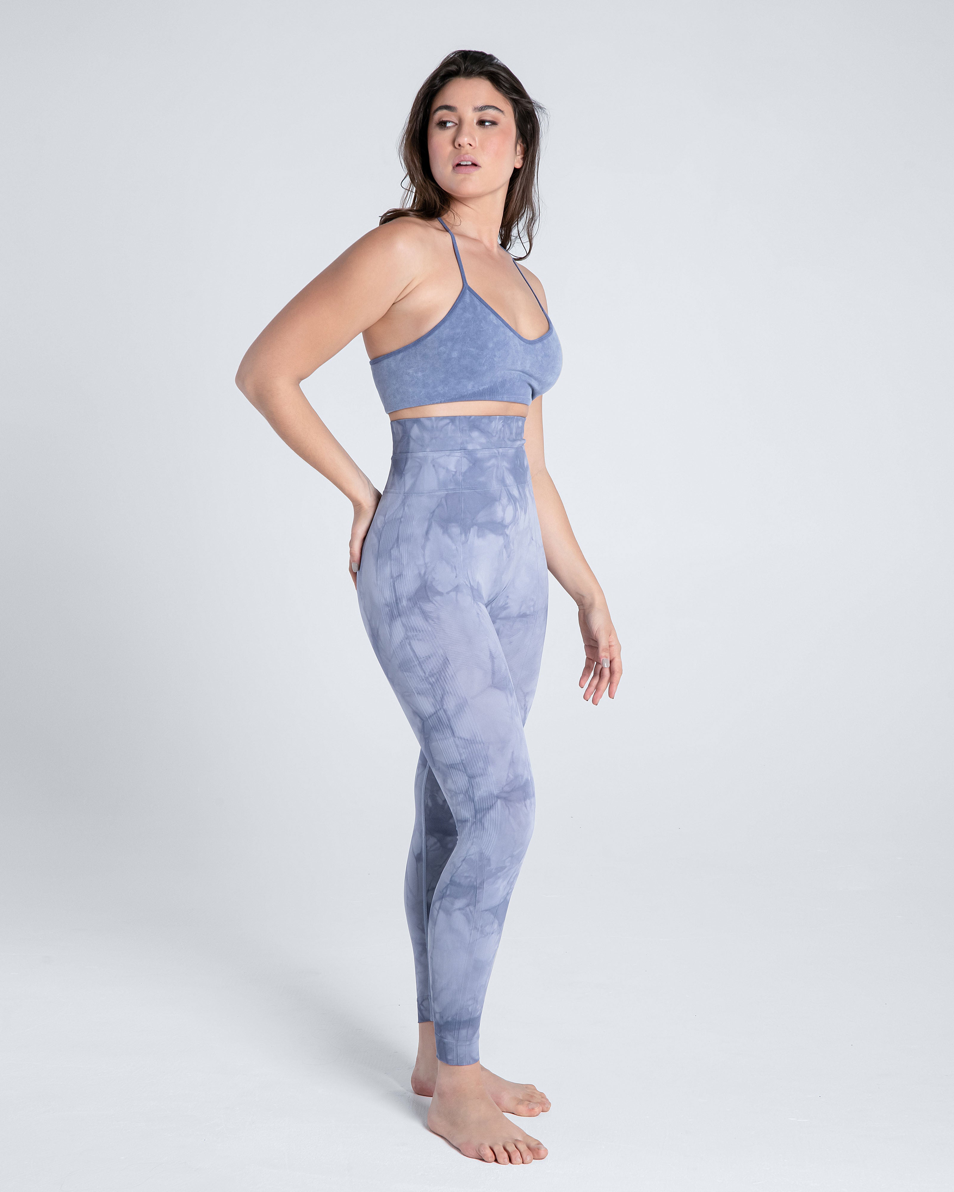 Seamless Tie Dye High Waist Leggings - Cosmolle