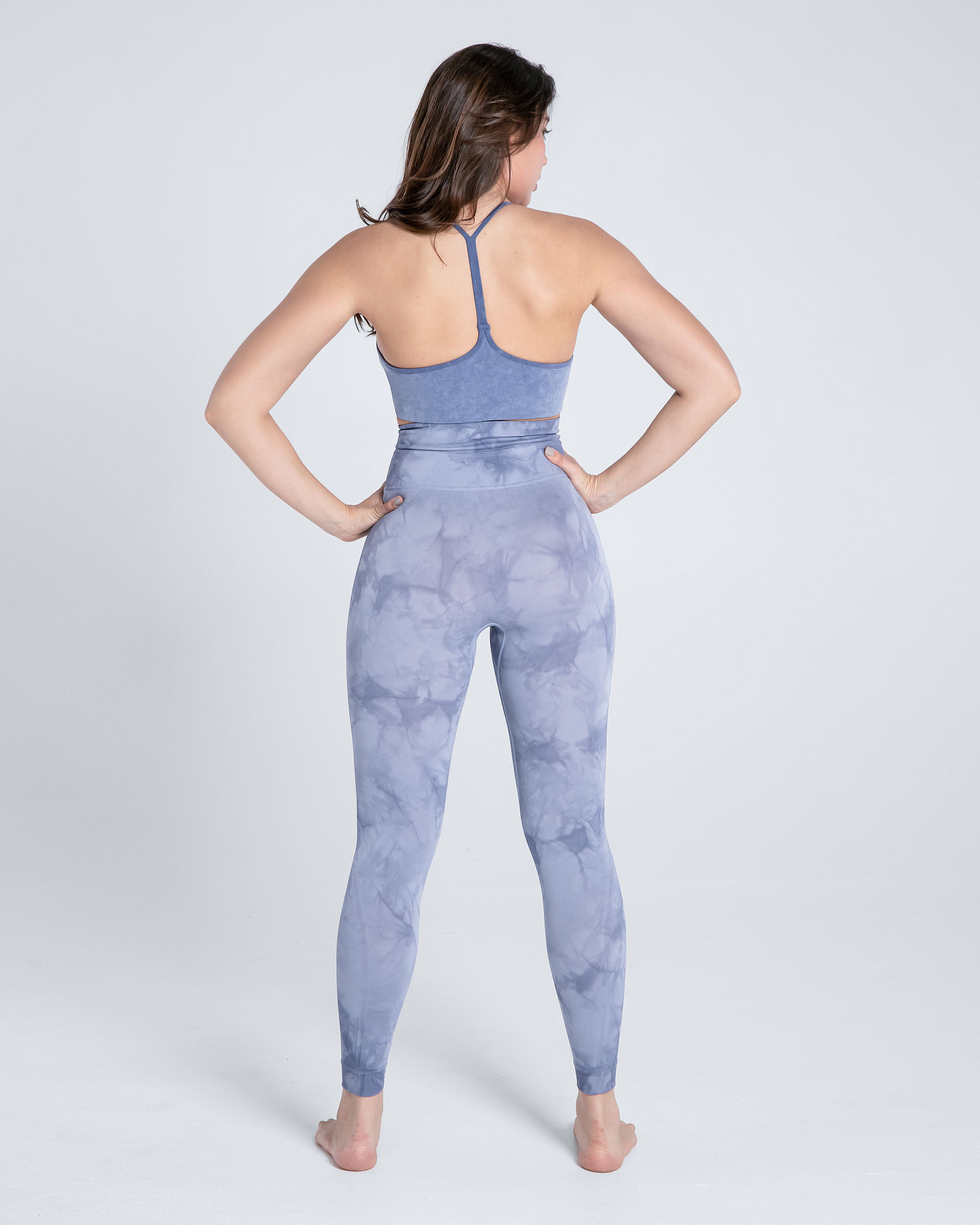 Seamless Tie Dye High Waist Leggings - Cosmolle