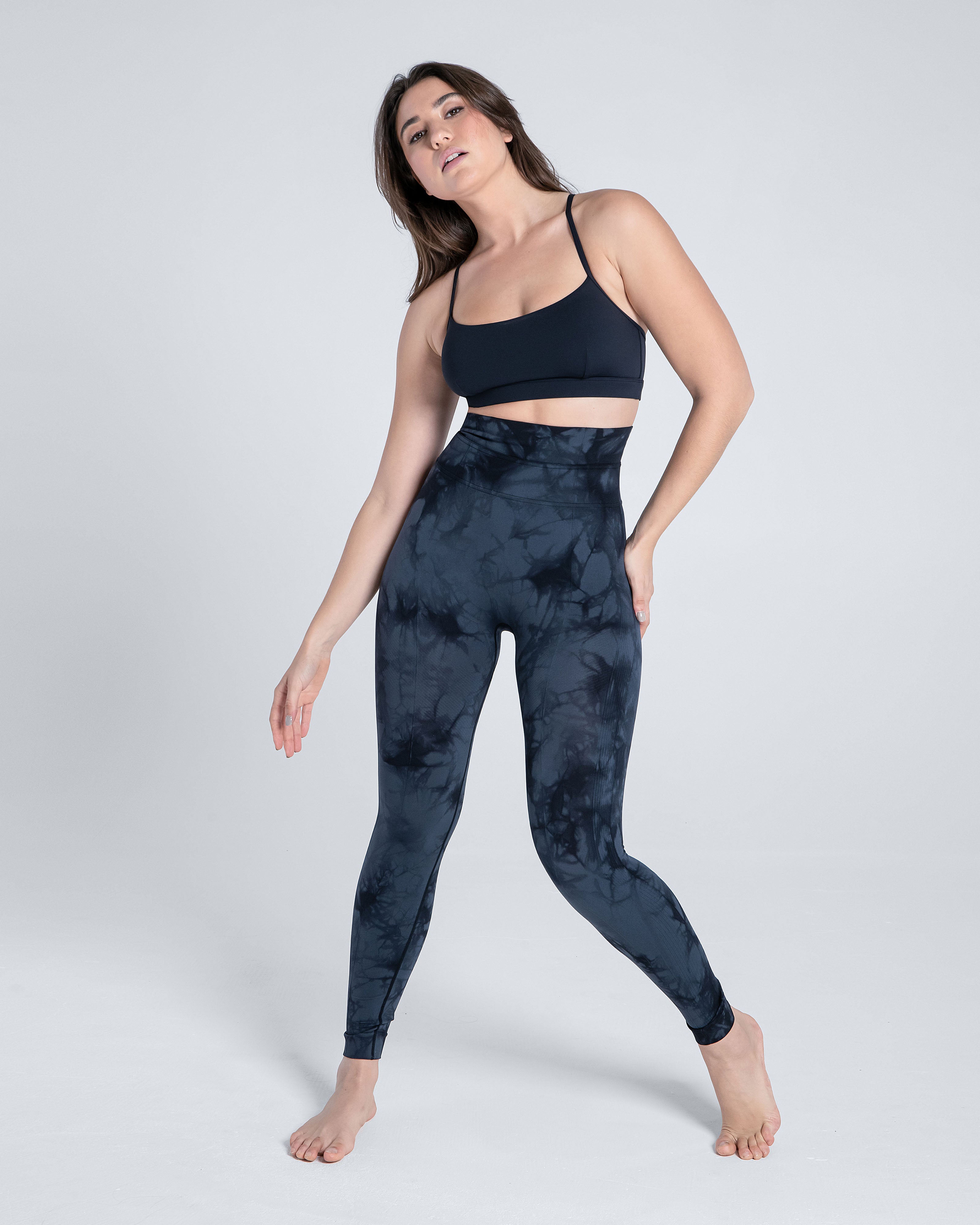 Seamless Tie Dye High Waist Leggings - Cosmolle