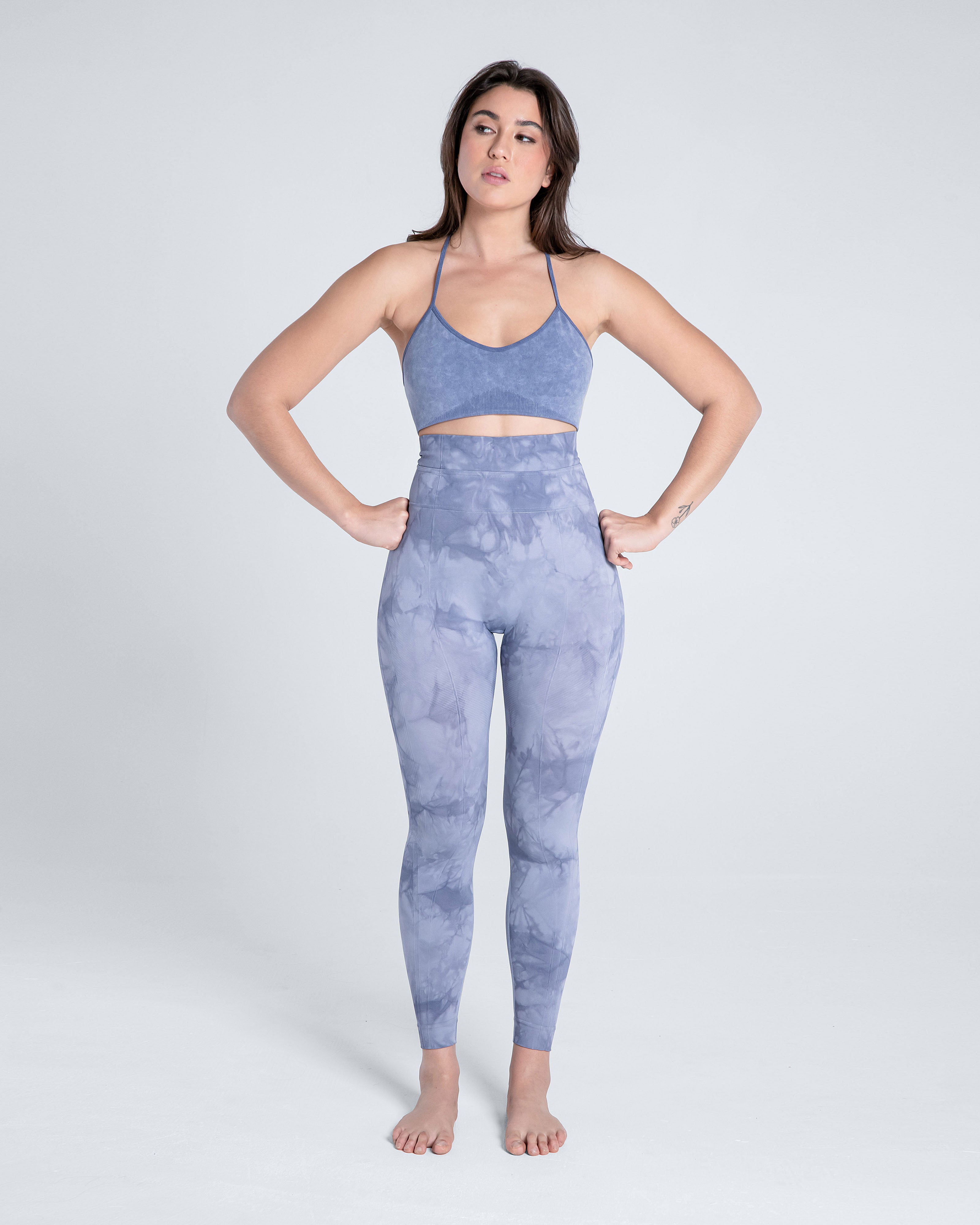 Seamless Tie Dye High Waist Leggings - Cosmolle