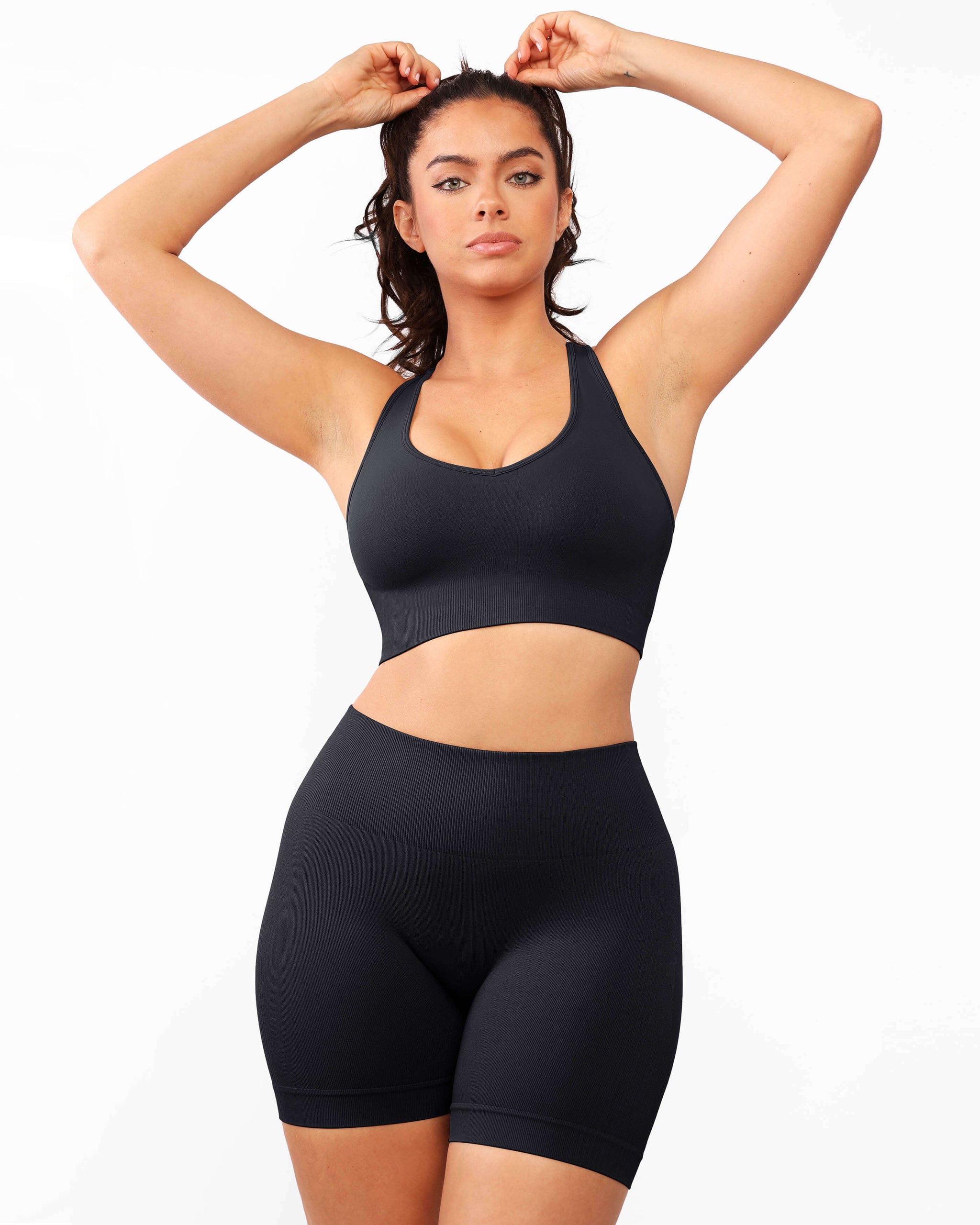 Purchase Comfortable And Fitted Sports Bra and Shorts Set